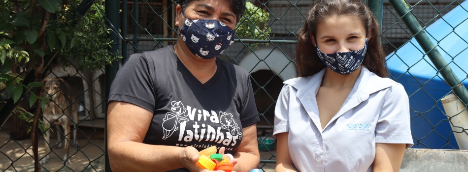 Doação de tampinhas ajuda ONG de proteção de animais 